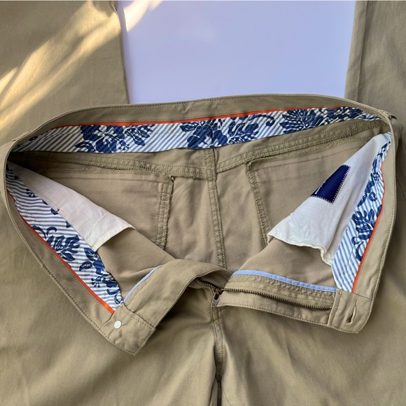 Tommy Bahama Pants 36x34 Stretch Golf Performance Casual Straight Khaki 5 Pocket - Picture 9 of 12